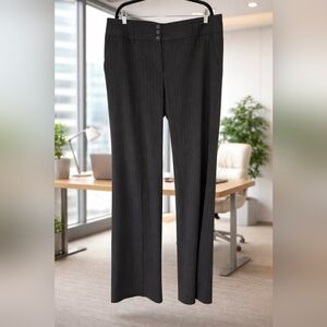 Classic Black Pinstripe Trousers